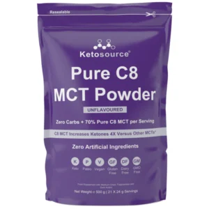 Unflavored Pure C8 MCT Powder